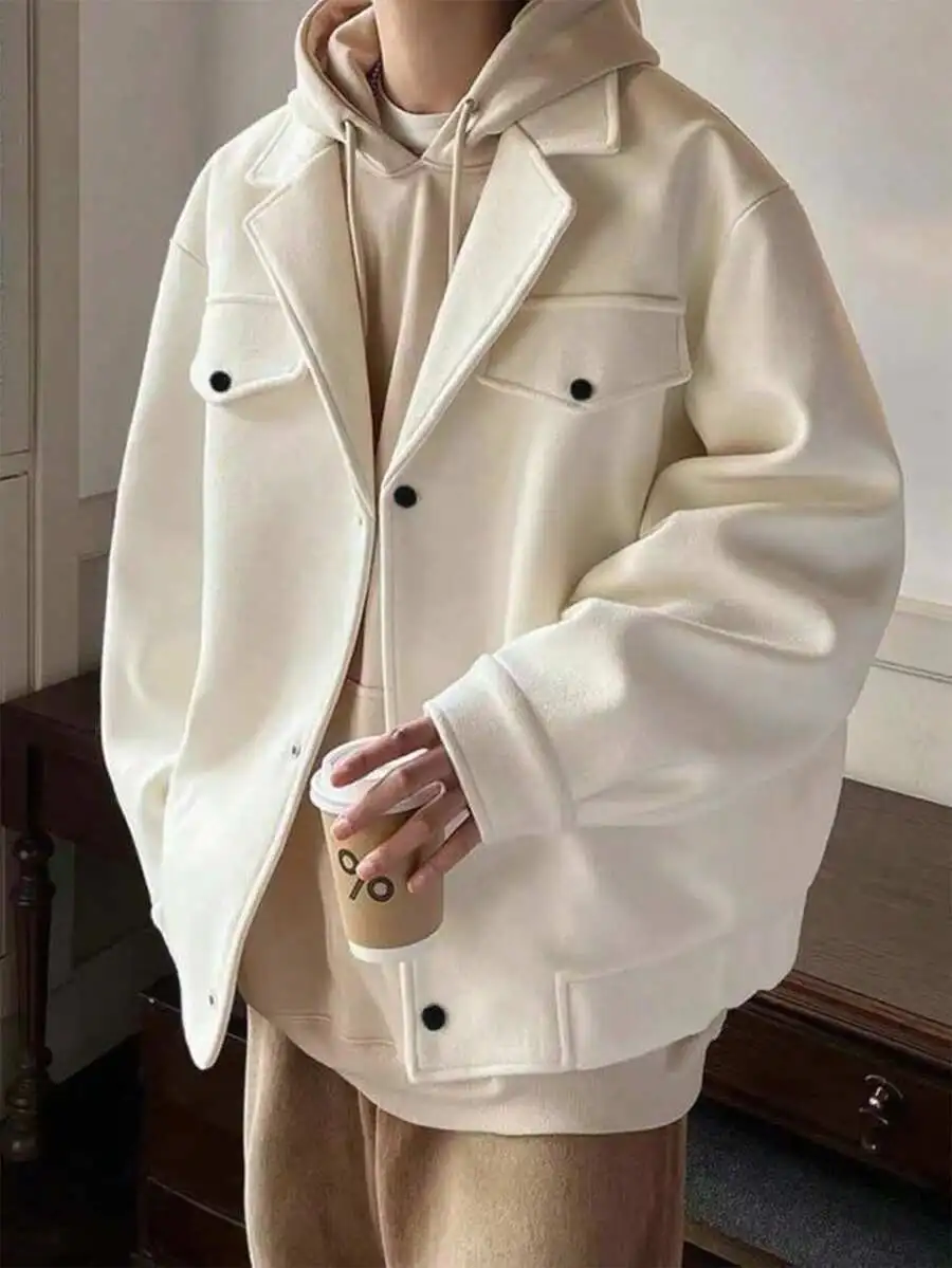 シンプル 合わせやすい カジュアル 長袖 ジャケット